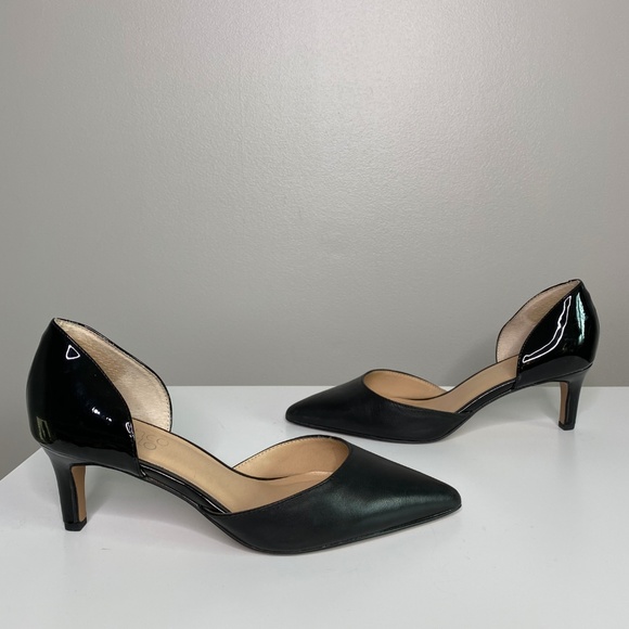Franco Sarto Black Demille Kitten Heels - Picture 6 of 8